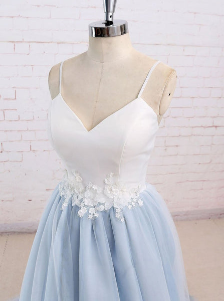 Wendy-Ann dresses C401 Satin Gown - Dusty Blue – Mangos Fashion Boutique